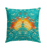 Coastal Connection Outdoor Pillow Dive Into Ocean Serenity - Beyond T-shirts